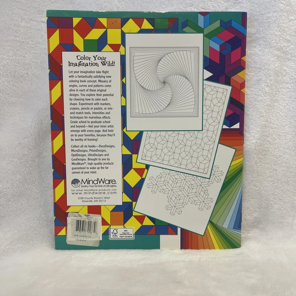 Opti Designs -‎ Color Your Imagination Wild! By MindWare 509